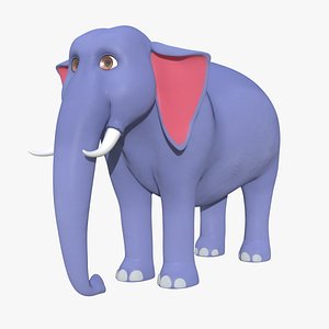 Elephant Cartoon 3D 3D