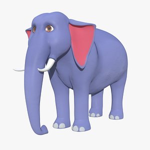 Elephant Cartoon 3D