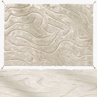 Wool carpet Minos Cream in Benuta