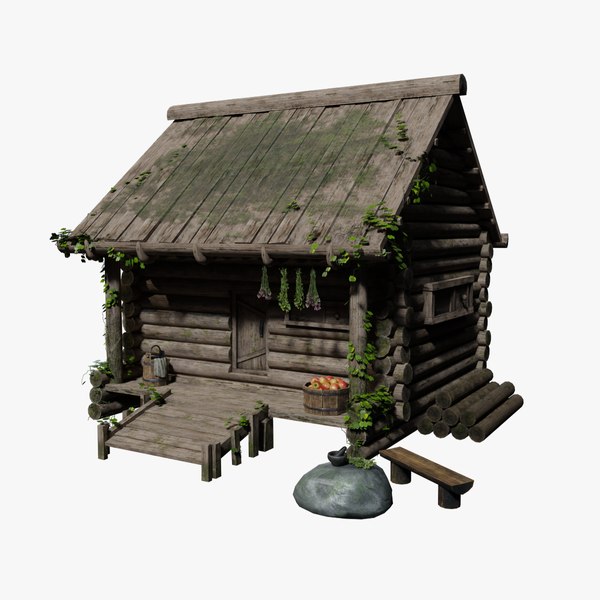 modelo 3d Log cabin - slavic hut - TurboSquid 1985456