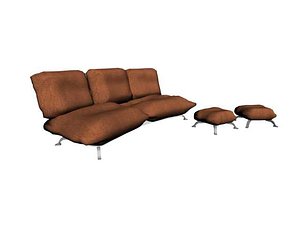 3d model sofa