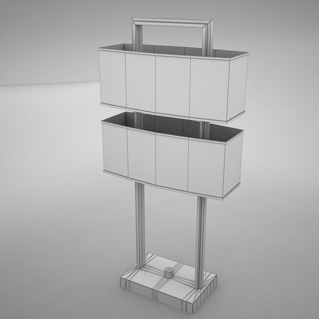3d Lamp Scene Model