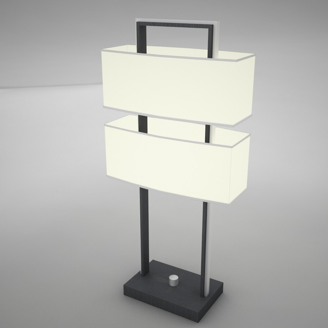 3d Lamp Scene Model