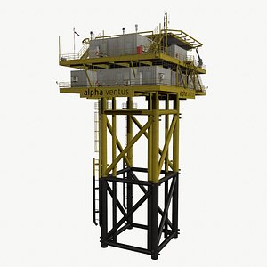3D offshore wind substation