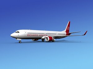3d model 737-900er 737 airplane 737-900