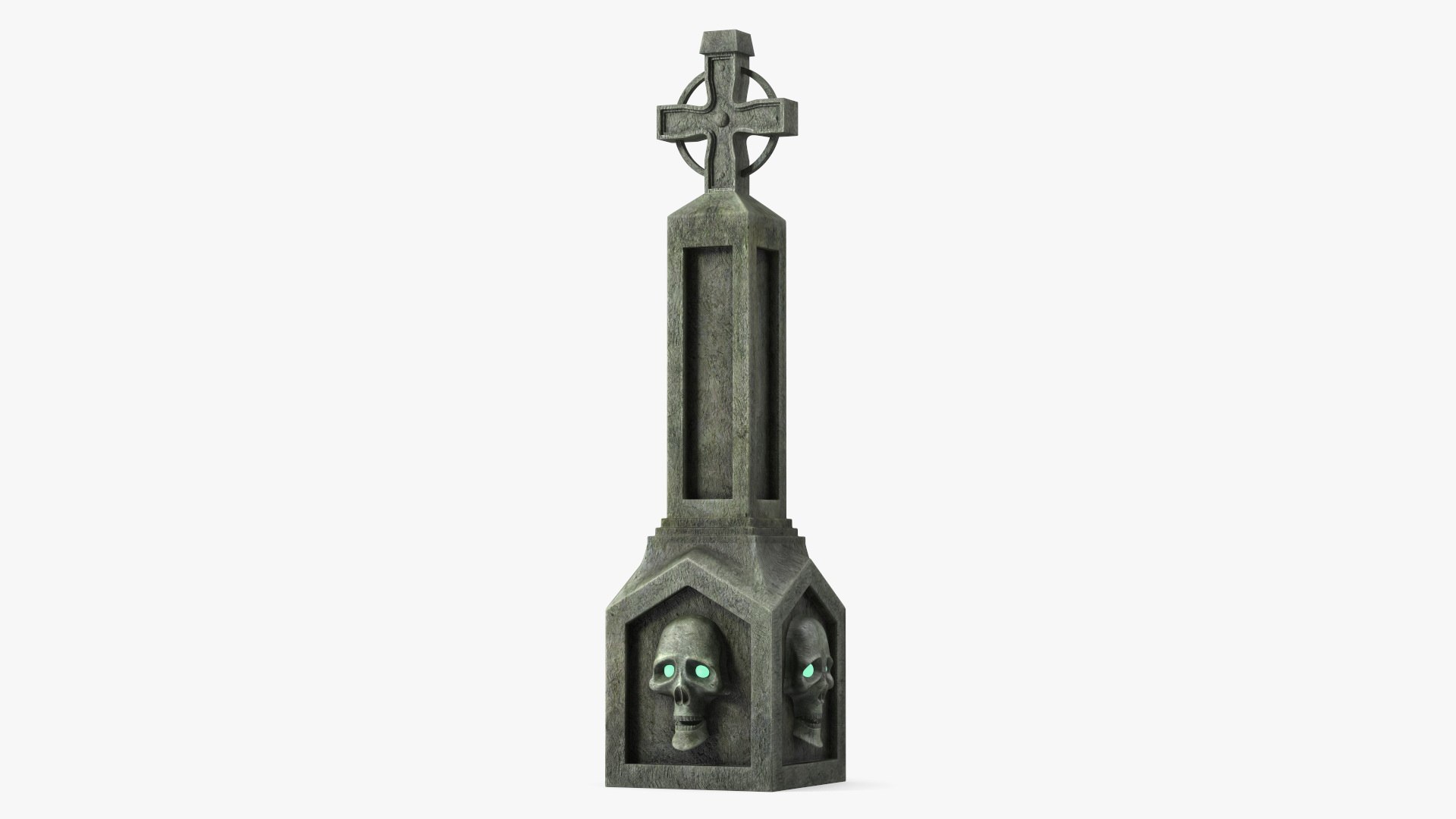 Halloween Tombstone 3D model preview