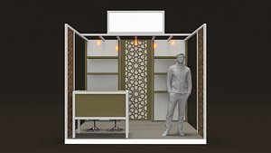 stand booth 3x3 m ramadan islamic decoration