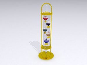 3d model decorative thermometer