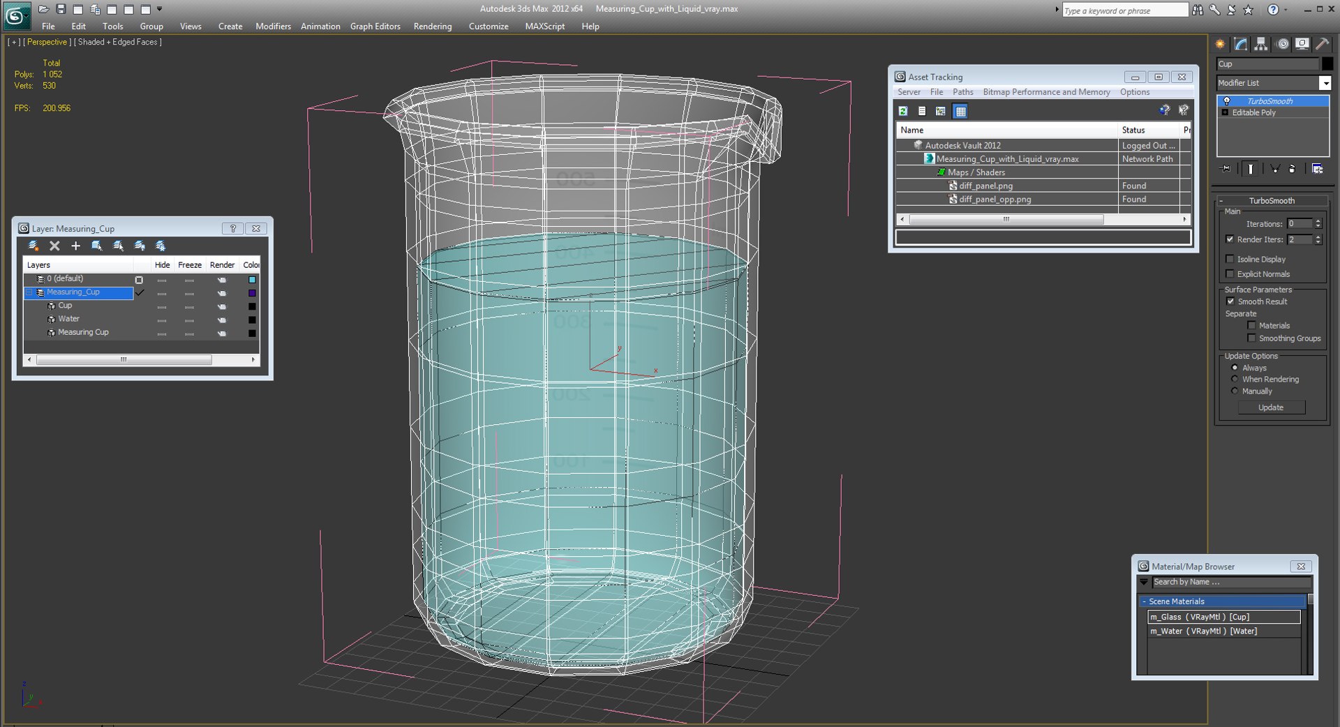 3D measuring beaker liquid - TurboSquid 1278735