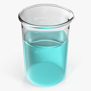 3D measuring beaker liquid