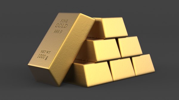 modelo 3d Barras de oro - TurboSquid 2259660