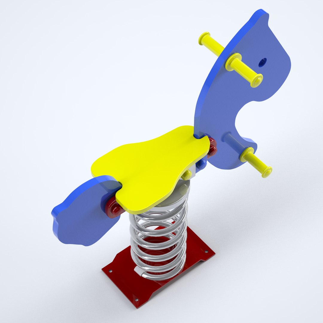 3d playgrounds set modeled model