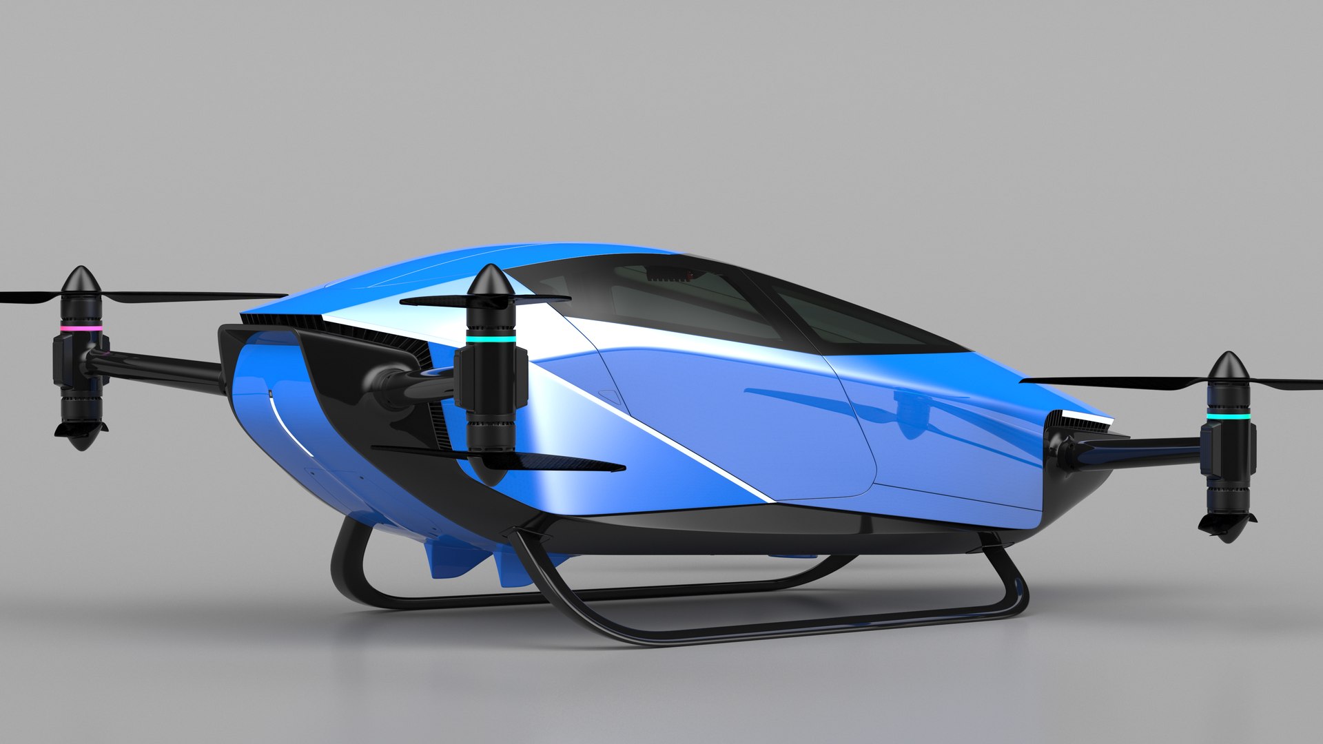 3D Electric Flying Car for Two Seats - TurboSquid 2003779