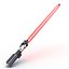 Star Wars Lord Darth Vader Lightsaber Used 3D Model