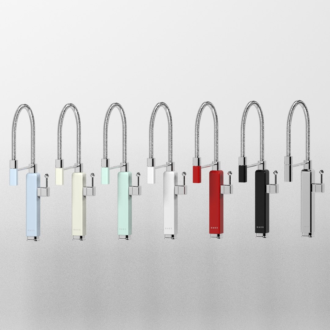 Smeg Retro Pullout Rinse Model TurboSquid 1570879