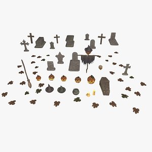 3D model Halloween pack