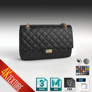 3D chanel 2 55 handbag model