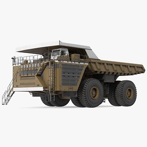 3D model Haul Truck Clean Rigged