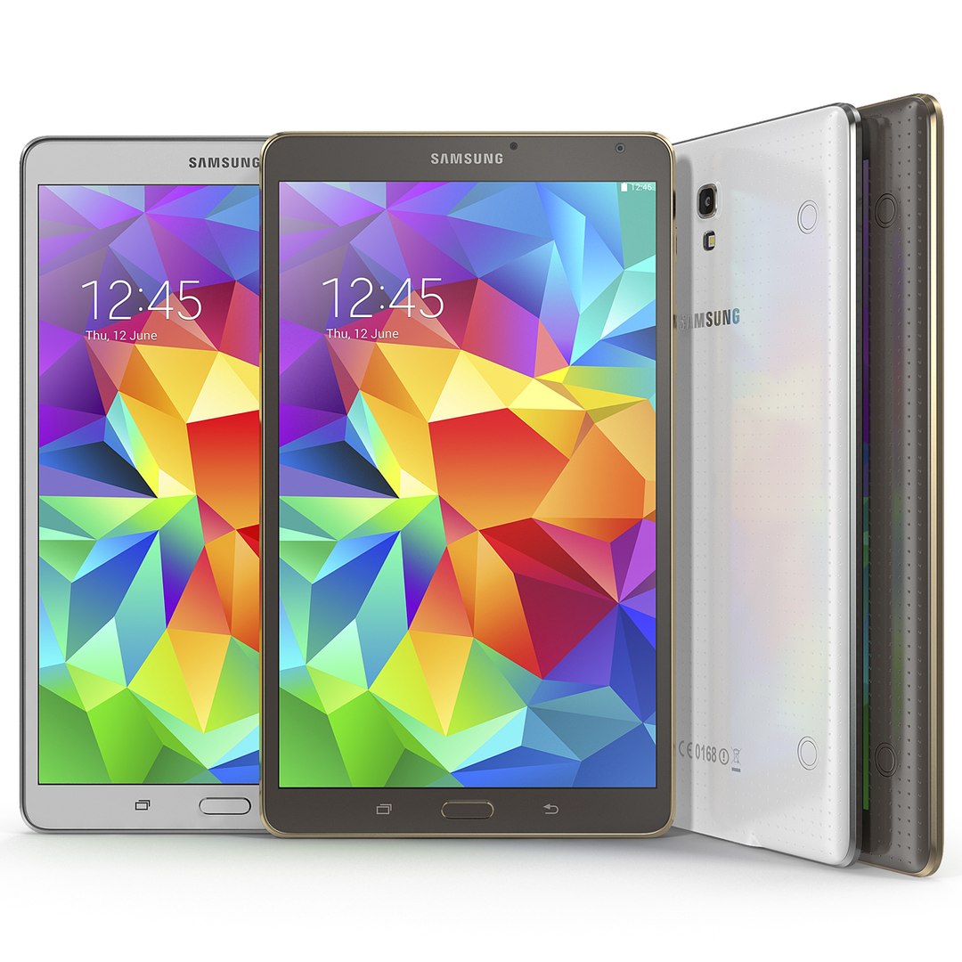 3d model of samsung galaxy tab s https://p.turbosquid.com/ts-thumb/XP/KN8M1K/ZJMOEcPG/samsunggalaxytabs84set3dmodels02/jpg/1441627673/1920x1080/fit_q87/51f339a90058af04904c1377c184001ee507434a/samsunggalaxytabs84set3dmodels02.jpg