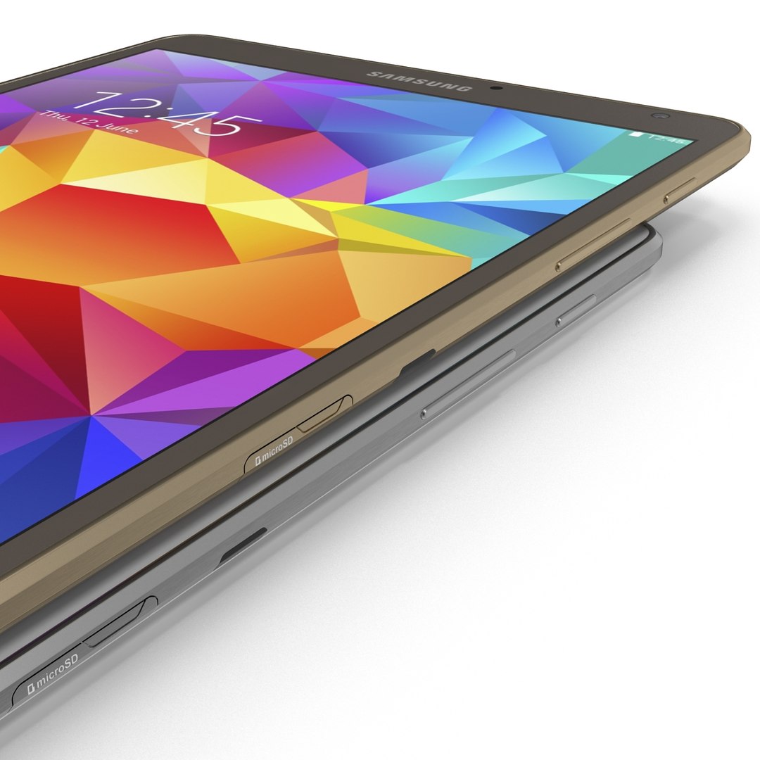 3d model of samsung galaxy tab s https://p.turbosquid.com/ts-thumb/XP/KN8M1K/aTutZRw5/samsunggalaxytabs84set3dmodels13/jpg/1441627674/1920x1080/fit_q87/66187e5f0b567c4acab84b5fee291071319dbc6b/samsunggalaxytabs84set3dmodels13.jpg