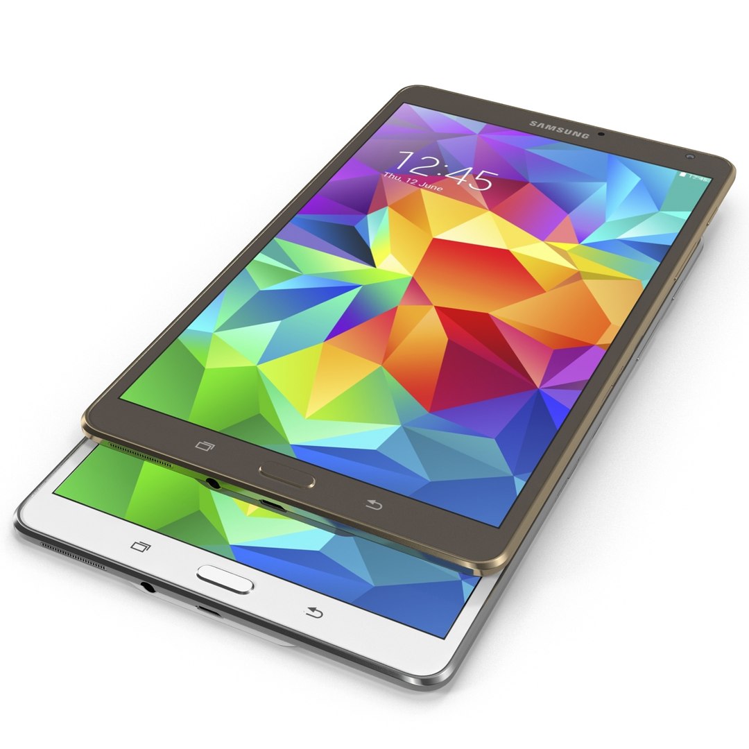 3d model of samsung galaxy tab s https://p.turbosquid.com/ts-thumb/XP/KN8M1K/fhGtEAAo/samsunggalaxytabs84set3dmodels11/jpg/1441627674/1920x1080/fit_q87/09b4da74caf6c99f0f159a4dd1e9fc0cecddba97/samsunggalaxytabs84set3dmodels11.jpg