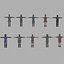 Collezione di pacchetti Knight Rigged Low Poly