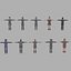 Collezione di pacchetti Knight Rigged Low Poly