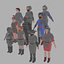 Collezione di pacchetti Knight Rigged Low Poly