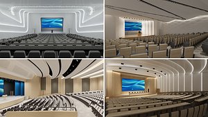 Lecture Hall Collection 6 3D model