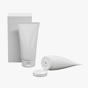 tube 50ml box 02 3D model