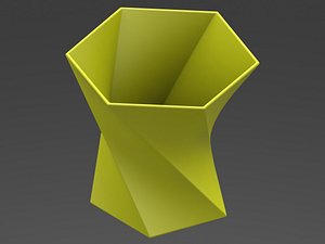 3D Twisted Pen-Hex Holder
