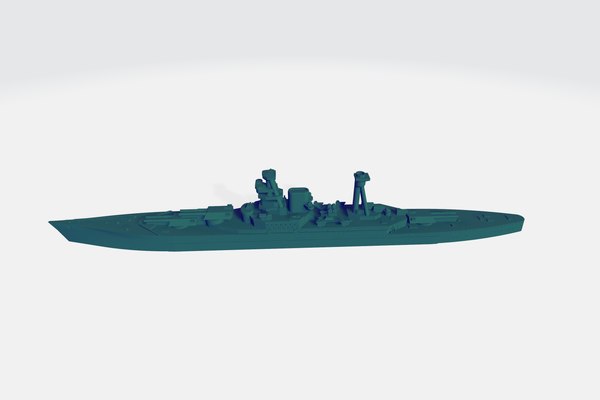 modelo 3d Crucero de batalla incomparable HMS - TurboSquid 2251736