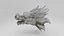 Chinese traditional dragon head