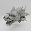 Chinese traditional dragon head