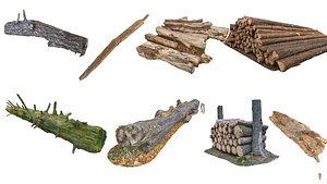 3D logs scan pack