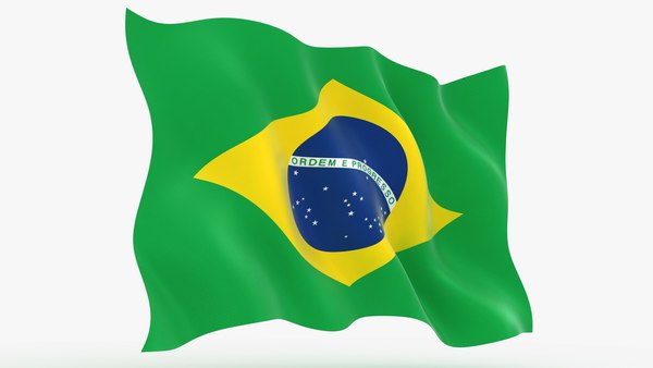 Brazil flag animation 3D model - TurboSquid 1614523