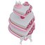Heart Shaped Wedding Cake 3D Model Pink Roses Tiered Design with Bow Decoration 3D model
