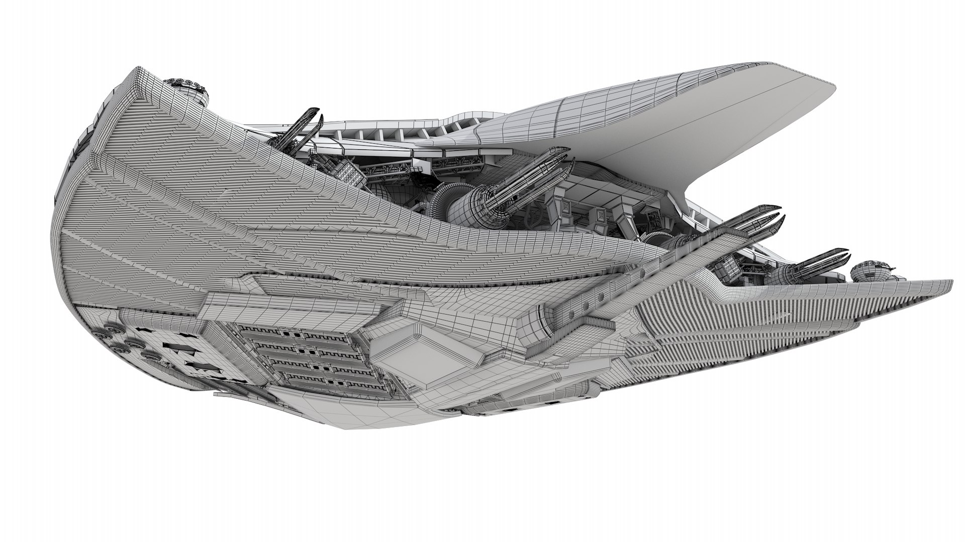 Photorealistic Spaceship 3D Model - TurboSquid 2267042
