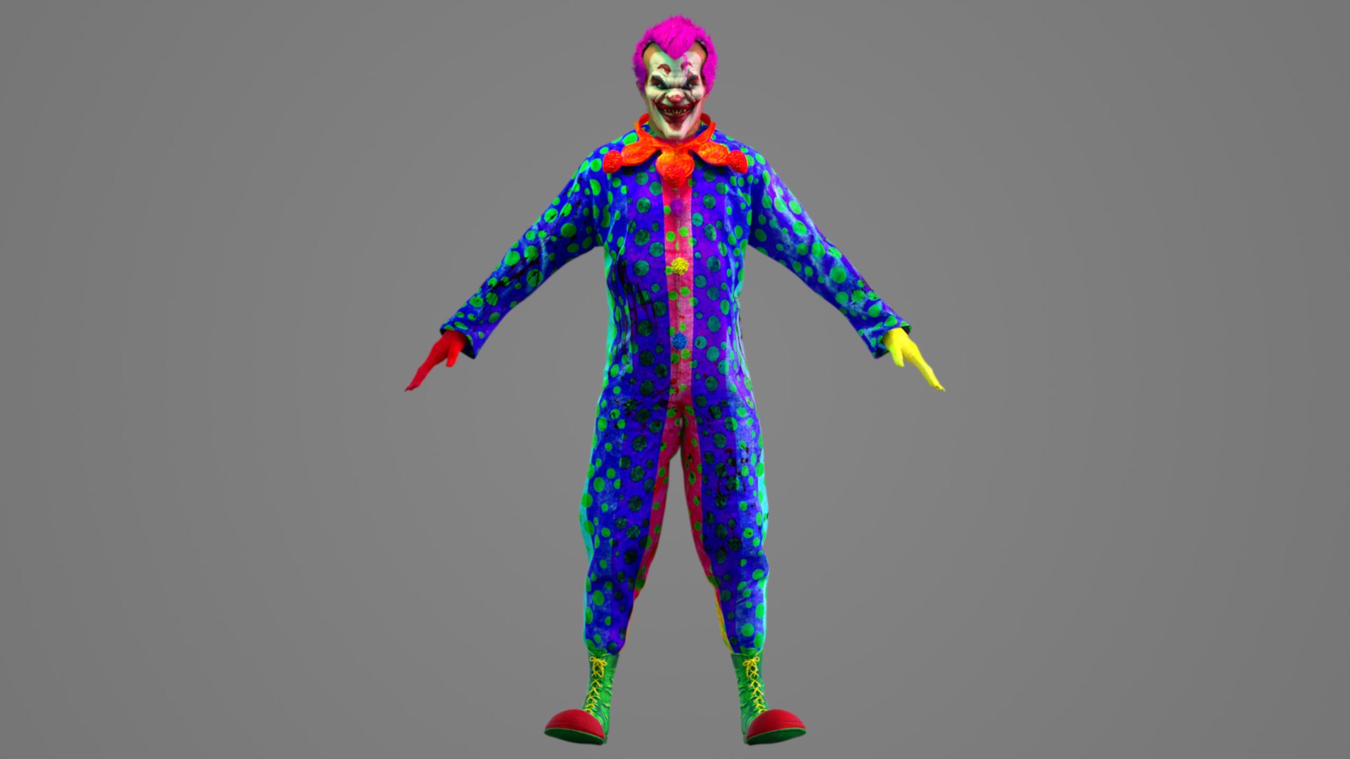 Killer Clown model https://p.turbosquid.com/ts-thumb/XP/rehZ8M/J9/2_00000/jpg/1782236742/1920x1080/fit_q87/b93b0304bf2679c12b2e66b9adcec064f4a63c5c/2_00000.jpg