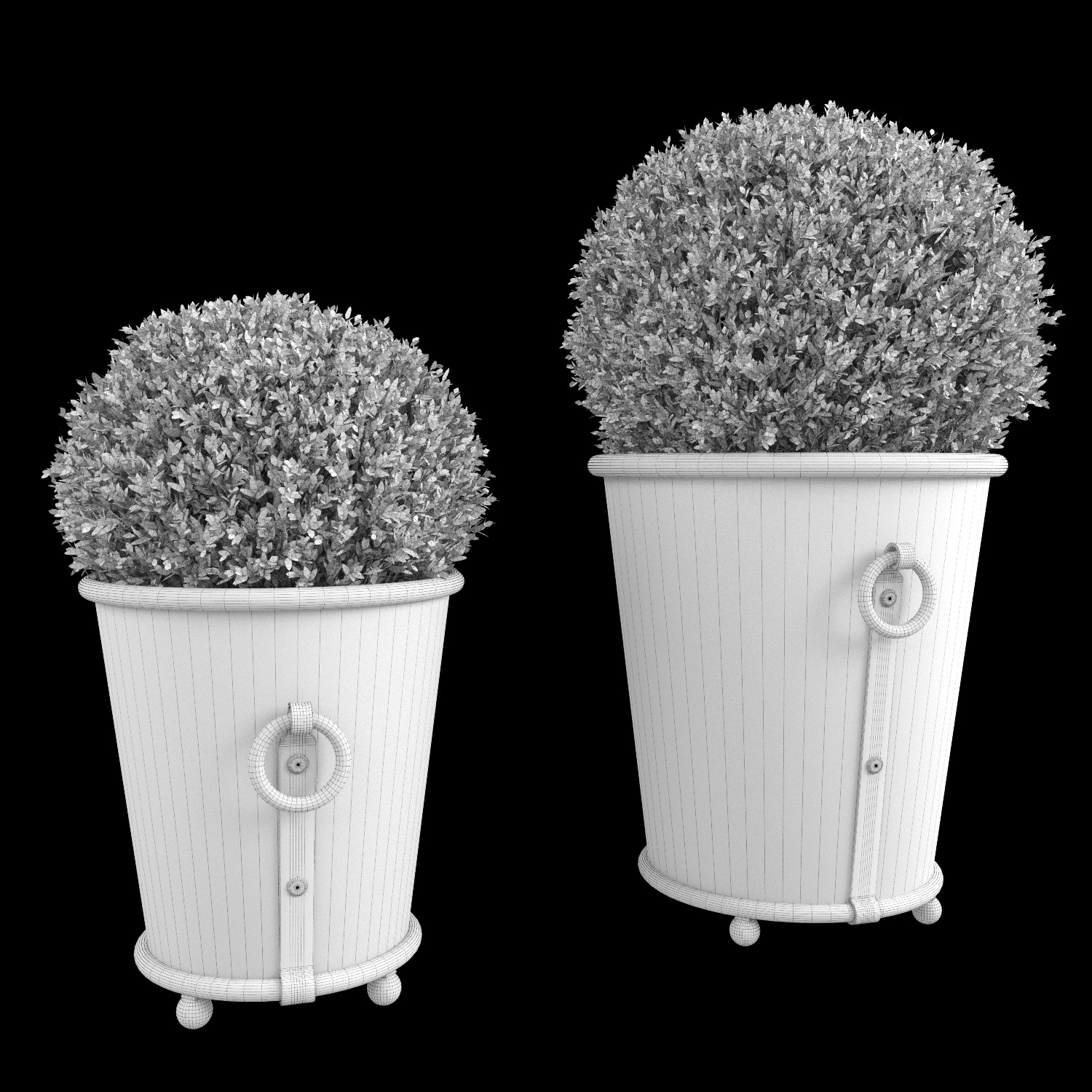 3d max realistic planters ring