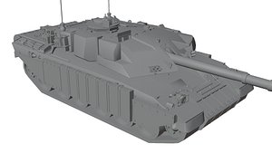 Tank Challenger 1 3D model