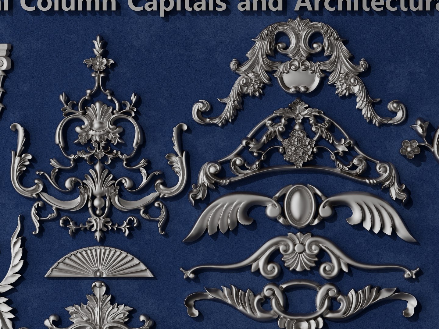 Classic Architectural Borders Set 3D model https://p.turbosquid.com/ts-thumb/XP/vJctOo/sq/13/jpg/1779588297/1920x1080/fit_q87/ff05ed82894140850dcdf38d0e6d90d2a3cd5a84/13.jpg