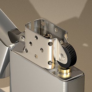 zippo lighter 3d model