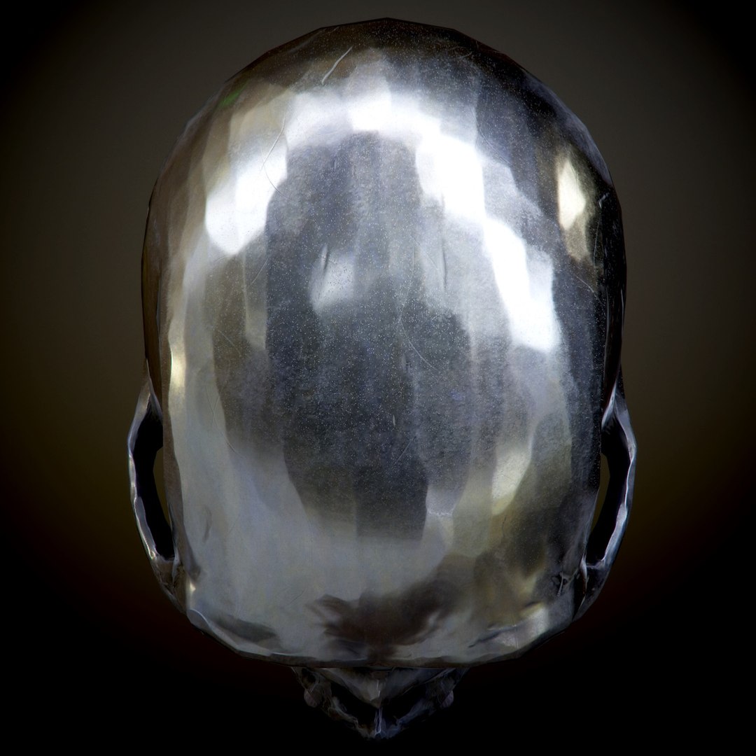 Steel Skull Fangs 3d Model