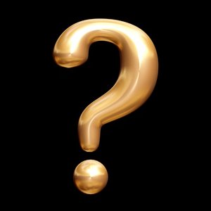 question mark 3d model