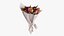 Flowers In Bucket And Bouquets Set