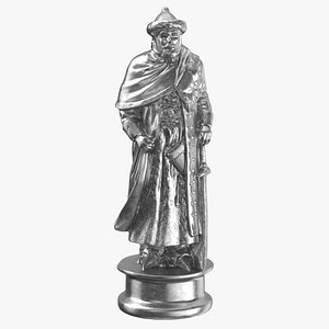 chess piece 01 king 3D model