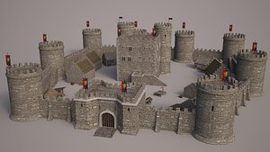 medieval castle set 3ds