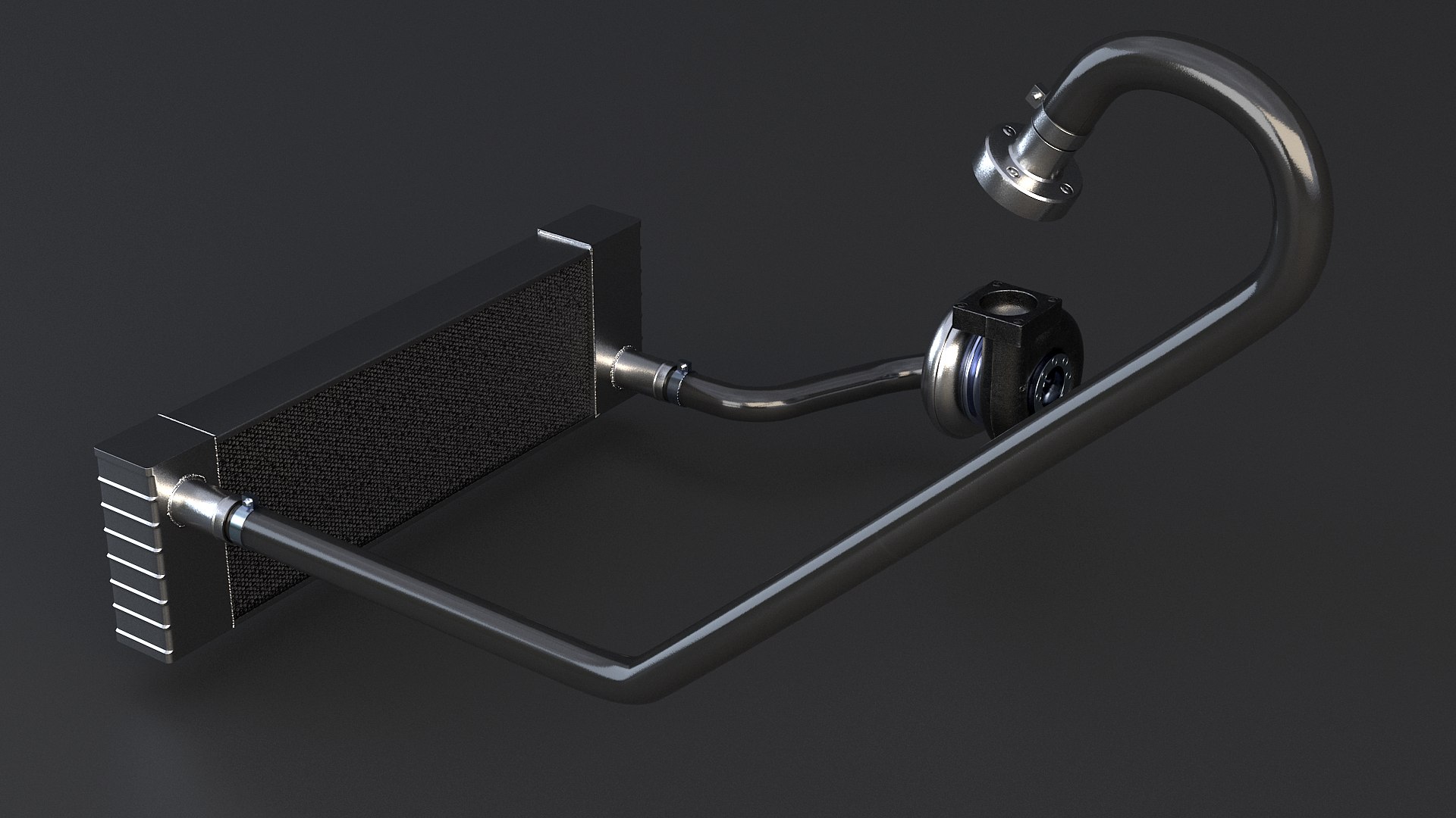 3D Model Turbocharger System - TurboSquid 2070141