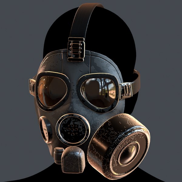 Gas mask 3D model - TurboSquid 1683380